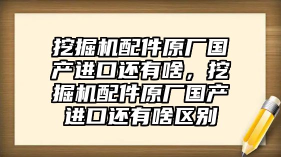 挖掘機配件原廠國產(chǎn)進口還有啥，挖掘機配件原廠國產(chǎn)進口還有啥區(qū)別