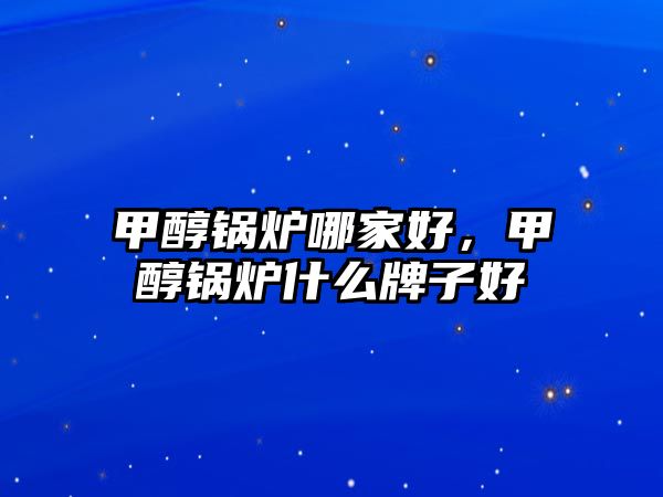 甲醇鍋爐哪家好，甲醇鍋爐什么牌子好