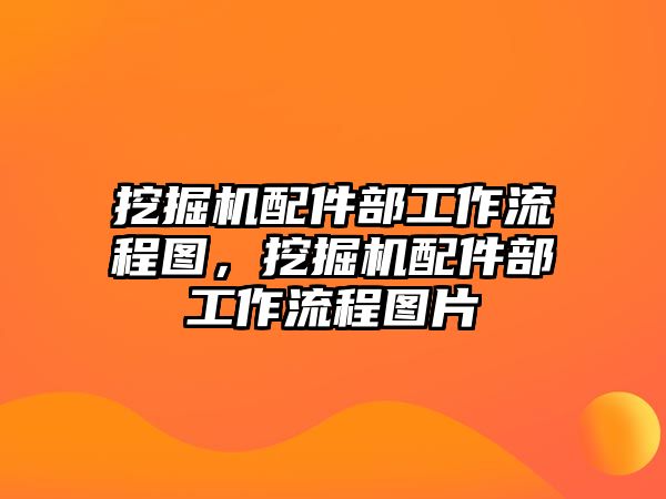 挖掘機配件部工作流程圖，挖掘機配件部工作流程圖片