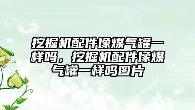 挖掘機配件像煤氣罐一樣嗎，挖掘機配件像煤氣罐一樣嗎圖片