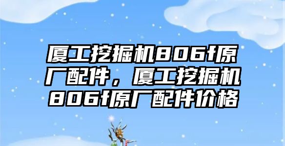 廈工挖掘機(jī)806f原廠配件，廈工挖掘機(jī)806f原廠配件價(jià)格