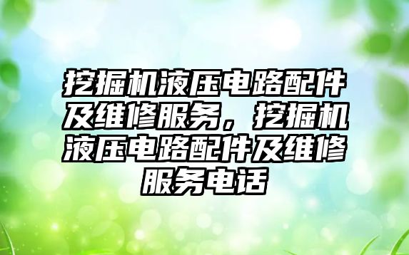 挖掘機液壓電路配件及維修服務(wù)，挖掘機液壓電路配件及維修服務(wù)電話