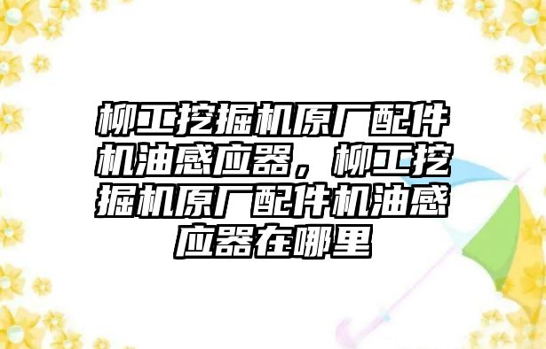 柳工挖掘機原廠配件機油感應(yīng)器，柳工挖掘機原廠配件機油感應(yīng)器在哪里