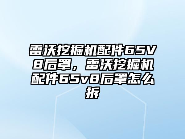 雷沃挖掘機(jī)配件65V8后罩，雷沃挖掘機(jī)配件65v8后罩怎么拆