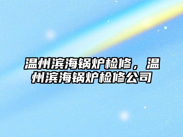 溫州濱海鍋爐檢修，溫州濱海鍋爐檢修公司