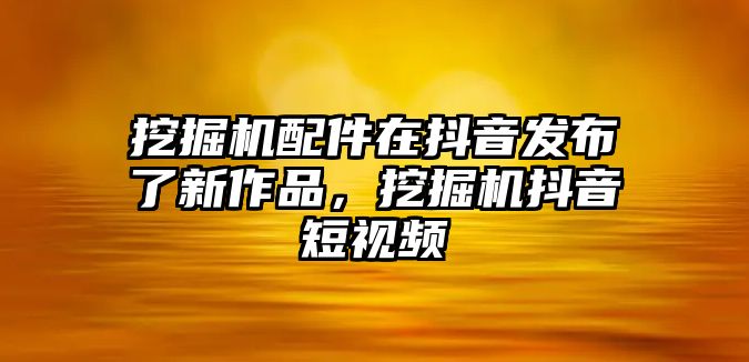 挖掘機(jī)配件在抖音發(fā)布了新作品，挖掘機(jī)抖音短視頻