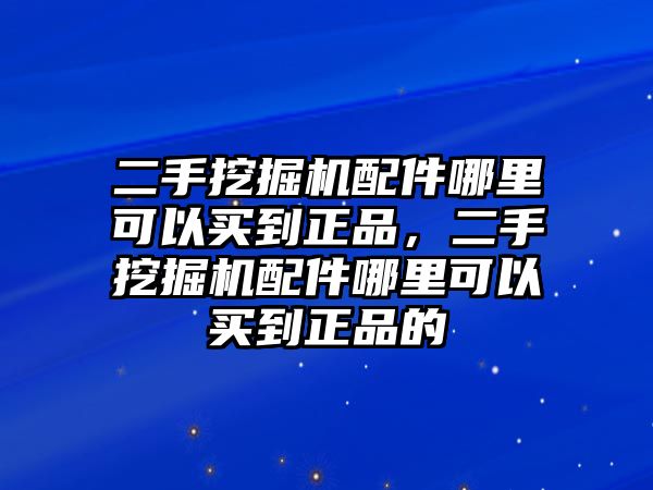 二手挖掘機(jī)配件哪里可以買(mǎi)到正品，二手挖掘機(jī)配件哪里可以買(mǎi)到正品的