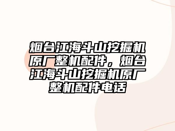 煙臺江海斗山挖掘機原廠整機配件，煙臺江海斗山挖掘機原廠整機配件電話