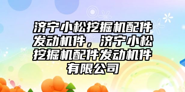 濟寧小松挖掘機配件發(fā)動機件，濟寧小松挖掘機配件發(fā)動機件有限公司