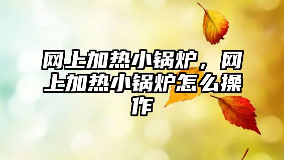 網(wǎng)上加熱小鍋爐，網(wǎng)上加熱小鍋爐怎么操作